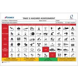CB-008 Take Five Hazard Assessment Banner