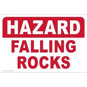 CS-315 Hazard Falling Rocks