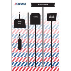 CS-320 Housekeeping Shadow Board