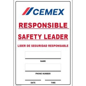 CS-322 Cemex Responsible Safety Leader