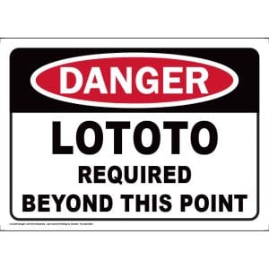 CS-326 Danger LOTOTO Required Beyond